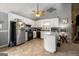 Bright kitchen featuring white cabinetry and appliances at 3747 Junior Ln, Douglasville, GA 30135