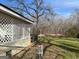 Back patio of the house showing its covered lattice at 328 Cattlemans Cir, Mcdonough, GA 30252