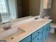 Bathroom featuring double sinks, quartz countertop, tub and shower at 328 Cattlemans Cir, Mcdonough, GA 30252
