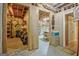 Unfinished basement space perfect for storage with exposed beams and concrete floor at 2510 Shoreline Pkwy, Villa Rica, GA 30180