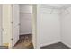 Spacious walk-in closet featuring ample shelving for optimal storage solutions at 903 Hollytree Pl, Acworth, GA 30102
