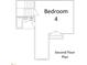 Second floor plan featuring bedroom and bathroom layout at 4139 Alayna Lee Cir, Mcdonough, GA 30252