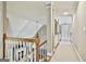 Upstairs hallway overlooking the entry foyer at 165 Standing Oak Pl, Fayetteville, GA 30214