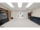 Spacious finished basement with multiple rooms and open space and doors at 7395 Old Rico Rd., Chattahoochee Hills, GA 30268