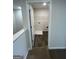 Convenient laundry room with hard wood floors and washer dryer hookups at 11551 Kimberly Way # 17, Hampton, GA 30228