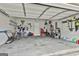 Spacious two-car garage with ample storage and organization at 130 Brooks Cir, Hampton, GA 30228
