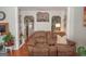 Cozy living room showcasing built-in shelving and comfortable seating at 31 Pecan Lake Ct, Sharpsburg, GA 30277