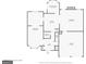 Detailed floor plan showcasing the home's layout, including living room, kitchen, and dining area dimensions at 5345 Bridle Point Pkwy, Snellville, GA 30039