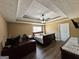 Spacious main bedroom with desk and bed at 946 Creek Run Pl, Temple, GA 30179