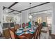 Spacious formal dining room provides ample seating and transitions to the kitchen and living area at 1500 Highway 155 North, Mcdonough, GA 30252