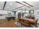 Modern kitchen and dining area featuring stainless steel appliances and stylish decor at 1500 Highway 155 North, Mcdonough, GA 30252