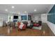 Bright and spacious living room featuring modern decor and an electric fireplace at 1500 Highway 155 North, Mcdonough, GA 30252