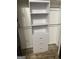 Well-organized closet featuring built-in shelving and ample storage space at 7193 Cavender Sw Dr, South Fulton, GA 30331