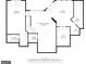 Basement floor plan featuring a recreation room, bathroom, and two additional rooms for versatile use at 643 Old Greenville Rd, Fayetteville, GA 30215