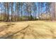 Large backyard with mature trees providing privacy and a serene setting at 300 Tarragon Dr, Fayetteville, GA 30215