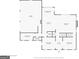 Detailed first floor plan showcasing the kitchen, living room, garage, and entry foyer at 300 Tarragon Dr, Fayetteville, GA 30215