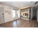 Spacious entryway featuring built-in storage, a bench, and natural light from large windows at 120 Fountain Head, Peachtree City, GA 30269