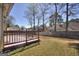 Backyard with a deck, trees and grass at 2808 Autumn Lake Ln # D/6, Decatur, GA 30034