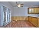 Bright dining room with wainscoting, French doors, and wood flooring at 2808 Autumn Lake Ln # D/6, Decatur, GA 30034
