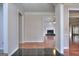 Inviting living room featuring hardwood flooring, white trim and neutral paint colors at 2808 Autumn Lake Ln # D/6, Decatur, GA 30034