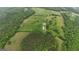 Aerial view of lush acreage at 1761 Reavesville Rd, Bowdon, GA 30108