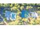 Aerial view of community pool and tennis courts at 1190 Plantation Dr, Villa Rica, GA 30180