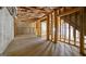 Unfinished basement featuring exposed framing, concrete floor, and an open layout at 1536 Granby Ln, Locust Grove, GA 30248