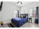 Comfortable bedroom with a plush bed, modern decor, and light wood floors, creating a relaxing atmosphere at 906 Sims Sw St, Atlanta, GA 30310