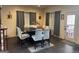 Cozy dining area with backyard access and space for a large dining table at 4371 Minkslide Sw Dr, South Fulton, GA 30331