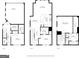 Complete home floorplans with garage, bedrooms, living spaces, laundry, and baths at 1045 Kirkland Cir, Smyrna, GA 30080