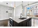 Stylish kitchen featuring a central island, stainless steel appliances, and modern finishes at 1045 Kirkland Cir, Smyrna, GA 30080