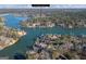 Stunning aerial view of 1278 Heritage Dr, Villa Rica, GA nestled on a scenic lake at 1278 Heritage Dr, Villa Rica, GA 30180