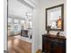 Spacious main bedroom featuring an ensuite bathroom and stunning lake views at 1278 Heritage Dr, Villa Rica, GA 30180