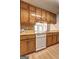Kitchen features built in appliances and wood cabinets at 342 Lakeshore Dr, Stockbridge, GA 30281