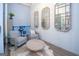 Cozy balcony with comfortable seating and modern decor, perfect for relaxation and enjoying the outdoors at 170 Fowler St # 200, Woodstock, GA 30188