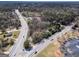 Aerial view of traffic intersection surrounded by commerce and residential neighborhood at 2218 Young Rd, Stone Mountain, GA 30088
