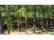 Wooded backyard featuring new wooden fence with trampoline, creating a peaceful outdoor space at 830 Turner Rd, Mcdonough, GA 30252