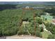 Aerial view of property with boundary lines, surrounded by trees at 133 Harold Dr, Mcdonough, GA 30253