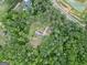 Aerial view looking down on the house in the forest at 133 Harold Dr, Mcdonough, GA 30253