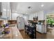 Functional kitchen featuring modern appliances, granite countertops, and an island for food prep at 2612 New Haven Dr, Jonesboro, GA 30236