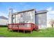 Spacious backyard with a large deck perfect for outdoor entertaining and relaxation at 5105 Cascade Hills Cir, Atlanta, GA 30331