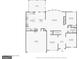 First floor plan highlighting the kitchen, Gathering room, dining room, and garage at 3225 Alhambra Cir, Hampton, GA 30228