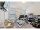 Bright office with windows, TV, and work space at 3225 Alhambra Cir, Hampton, GA 30228