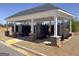 Community mailboxes under a covered structure; convenient and accessible for residents at 301 Amsterdam Way, Hampton, GA 30228