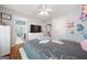 Comfortable bedroom with plenty of light, and a view to the ensuite bathroom at 3015 Gold Creek Dr, Villa Rica, GA 30180