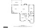 First floor layout featuring a living room, kitchen, screened porch, and bedrooms at 3015 Gold Creek Dr, Villa Rica, GA 30180