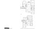 A two-story floor plan of the house showing the layout of the rooms including dimensions at 10119 Azalea Dr, Covington, GA 30014