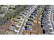 An aerial shot shows the layout of the property in its community at 1659 Hay Patch Ln, Loganville, GA 30052