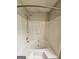 Bright white shower and tub combo at 741 S Fairfield Dr, Peachtree City, GA 30269