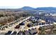 Panoramic aerial view of a residential neighborhood surrounded by lush greenery at 2455 Westlington Cir, Cumming, GA 30040